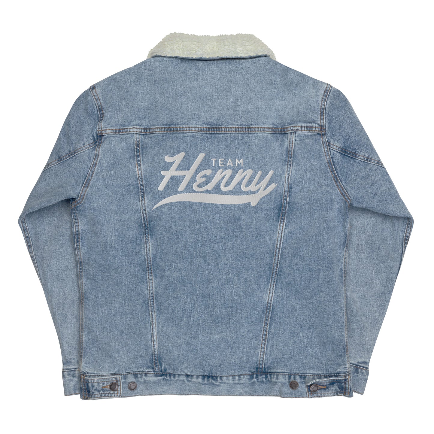 "Team Henny" Denim Sherpa Jacket