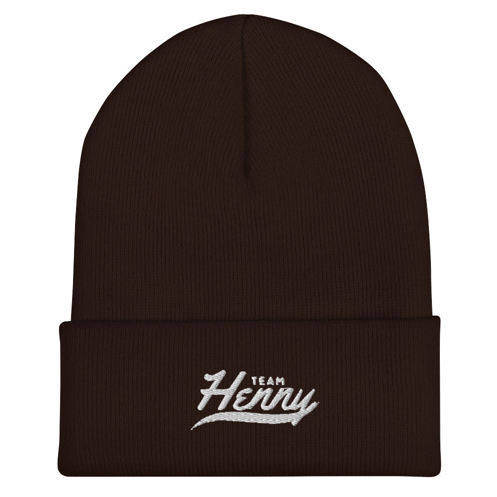 "Team Henny" Cuffed Beanie