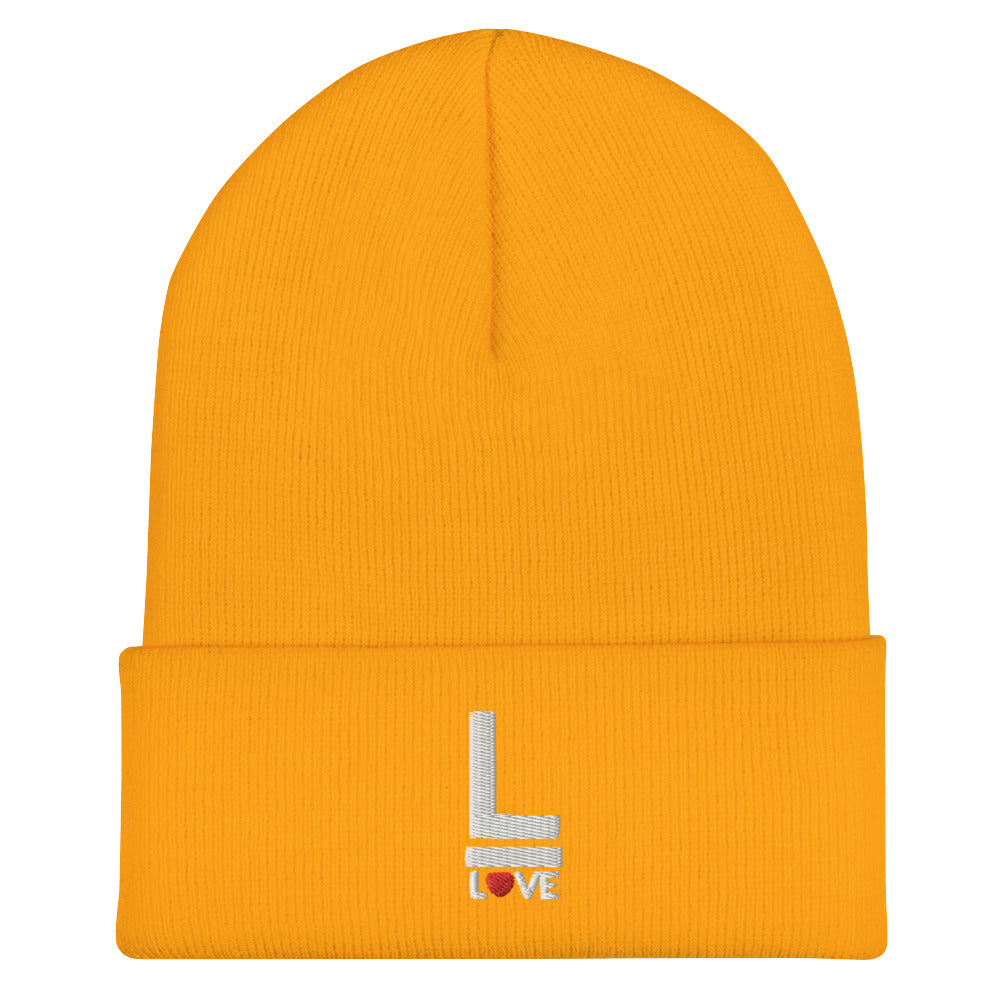 "Love" Cuffed Beanie