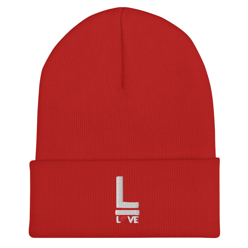 "Love" Cuffed Beanie