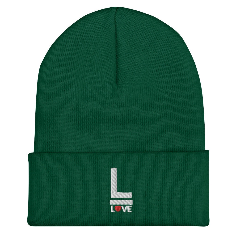 "Love" Cuffed Beanie