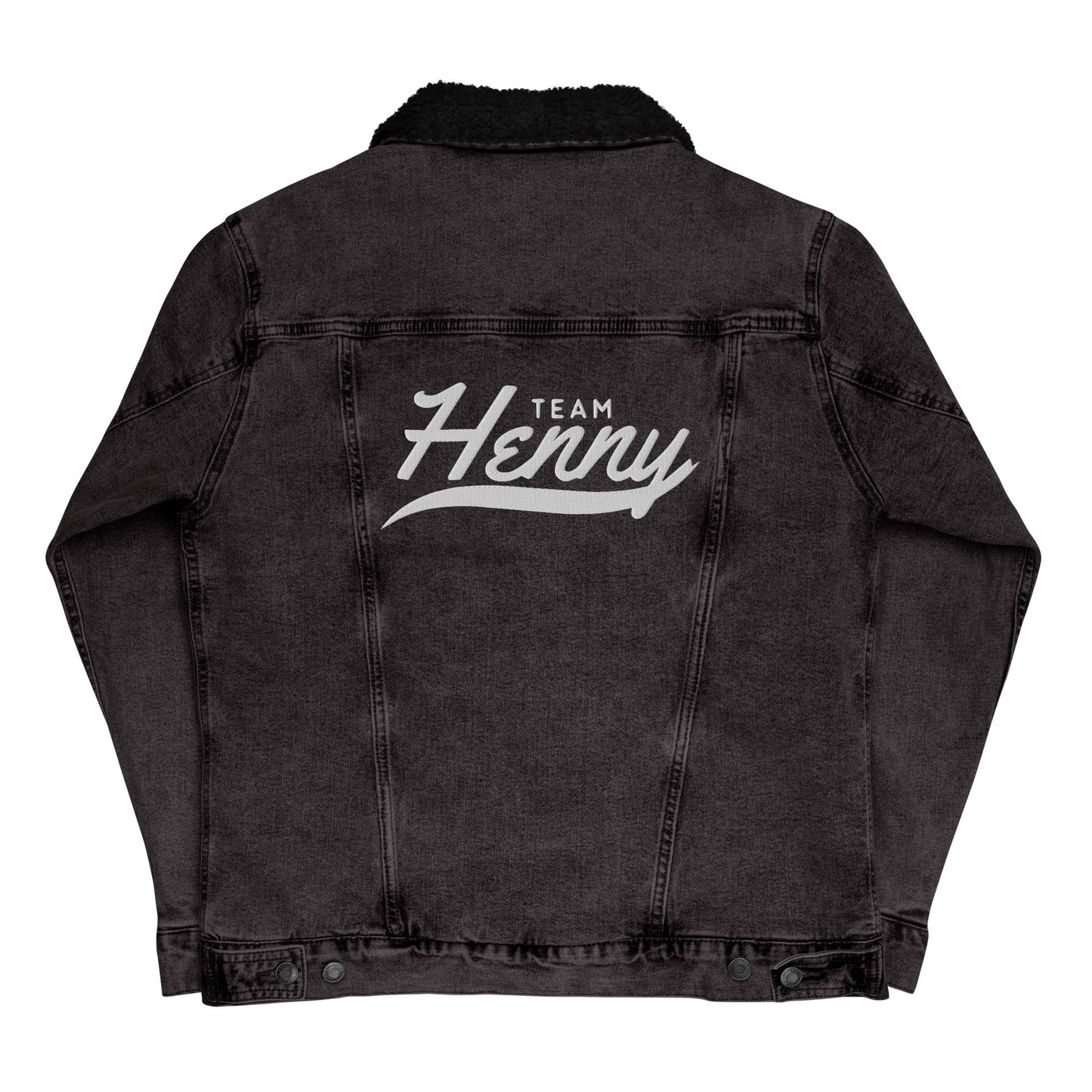 "Team Henny" Denim Sherpa Jacket
